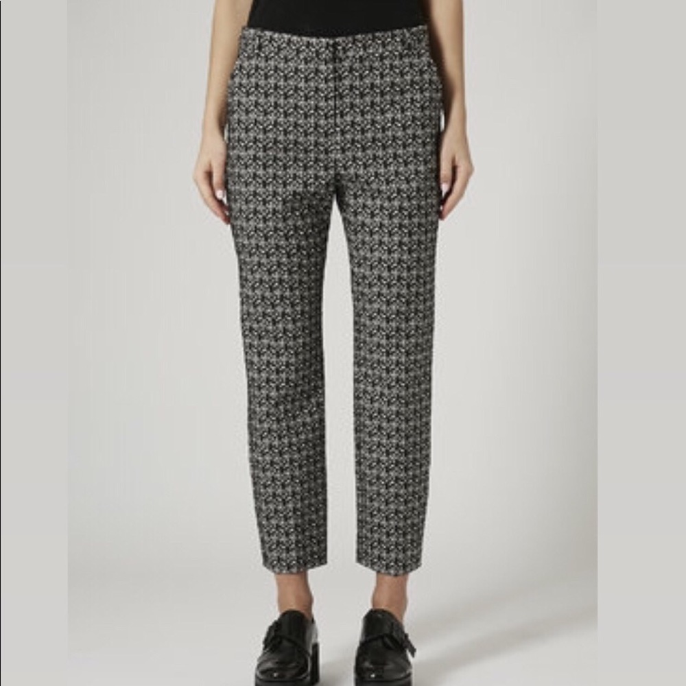 Topshop PETITE Printed Trousers